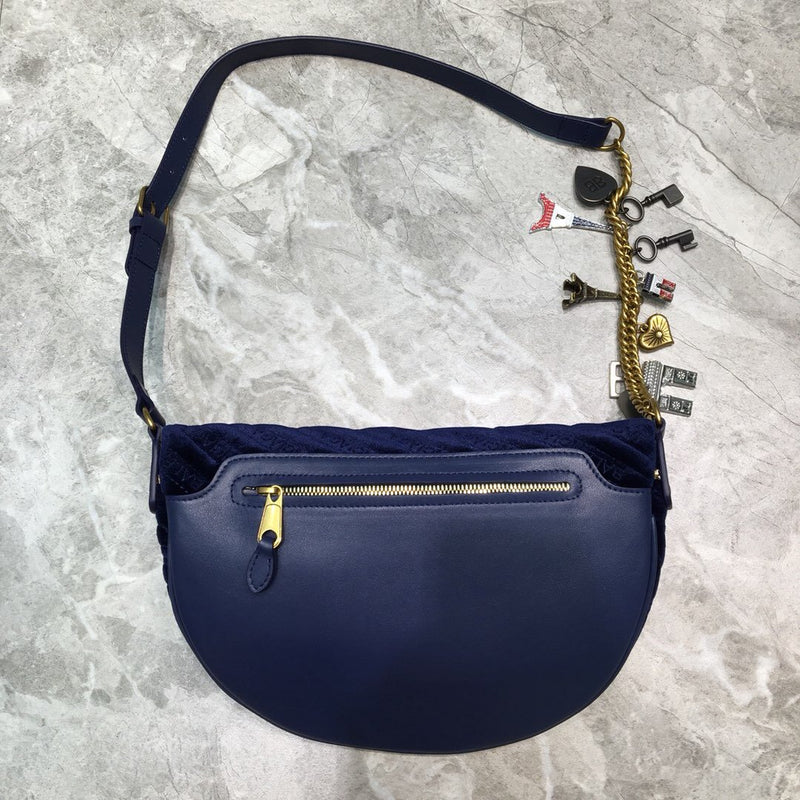 Balen Souvenir XXS Belt Bag In Dark Blue, For Women,  Bags 11.8in/30cm