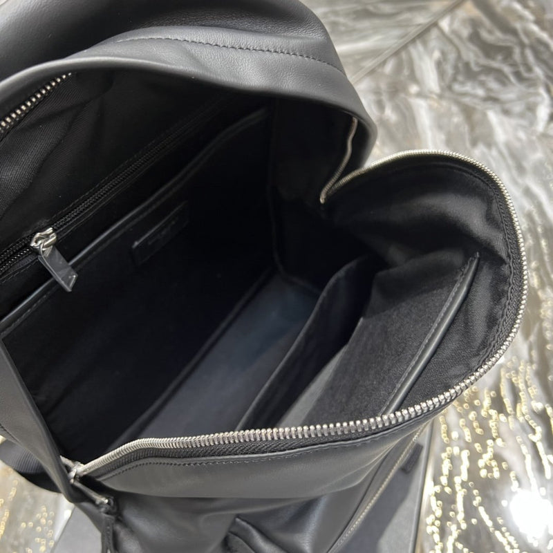 YSSL City Backpack In Unisex For Women 13.8in/35cm Black YSL