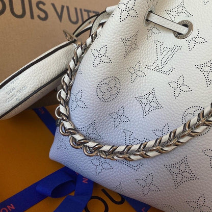 LV Bella Bucket Bag Light Blue For Women,  Shoulder And Crossbody Bags 7.5in/19cm LV M57856