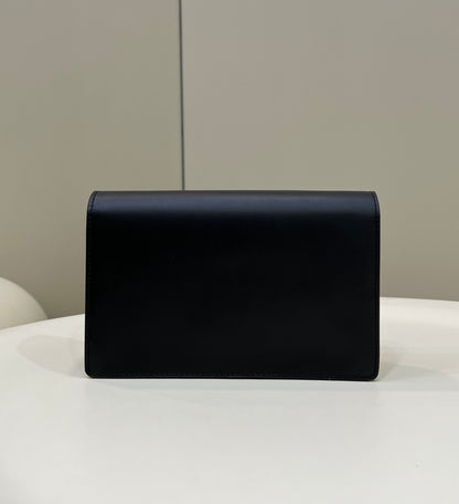 FI Wallet On Chain Mini Black Bag For Woman 13.5cm/5.5in