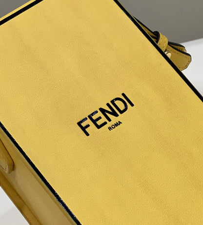 FI Vertical Box Yellow RM 6,400 Bag For Woman 17cm/6.5in 7VA519ADP6F1CIA