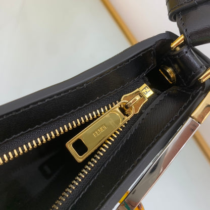 FI O’Lock Swing Black Bag For Woman 32cm/12in 8BS068AHM0F19KX