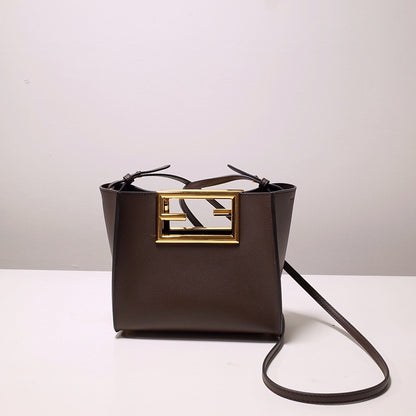 FI Way Small Dark Grey Bag For Woman 17.5cm/7in