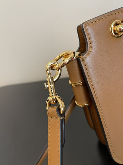 FI Touch Brown Bag For Woman 19cm/7.5in