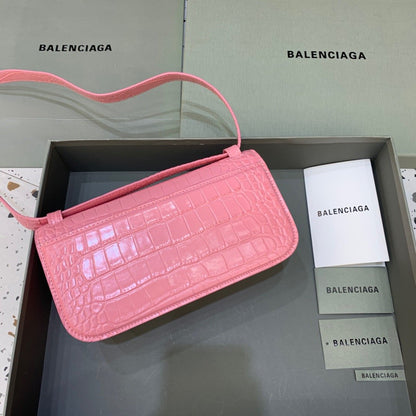 Balen Gossip Small Shoulder Bag Pink, For Women,  Bags 9.1in/23cm