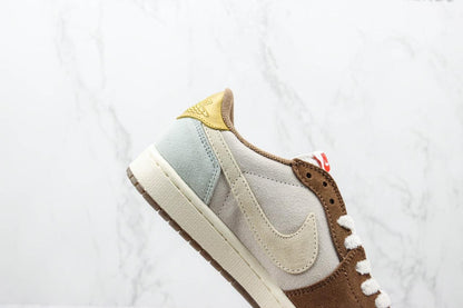 Designer Fragment x Travis Scott x Air Jordan 1 Low DV1312-200