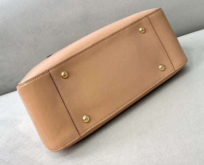 FI Medium FF Tote Shoulder Pink Bag For Woman 38cm/15in