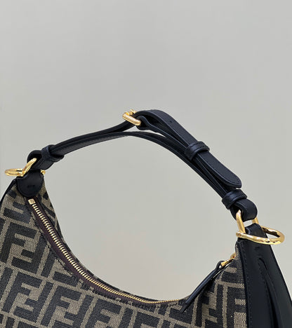 FI FIgraphy Small Brown For Women, Women&#8217;s Handbags, Shoulder Bags 11.4in/29cm 8BR798