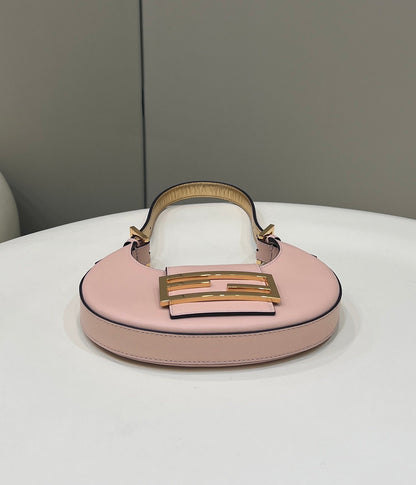 FI Cookie Pale Pink For Women, Women&#8217;s Handbags, Shoulder Bags 7.4in/19cm Pink FF 8BS065AAIWF14N1