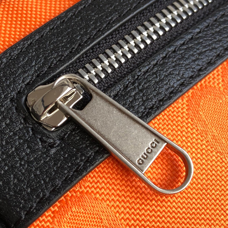 gg Off The Grid Belt Bag Orange gg ECONYL® For Men  9.5in/24cm gg 