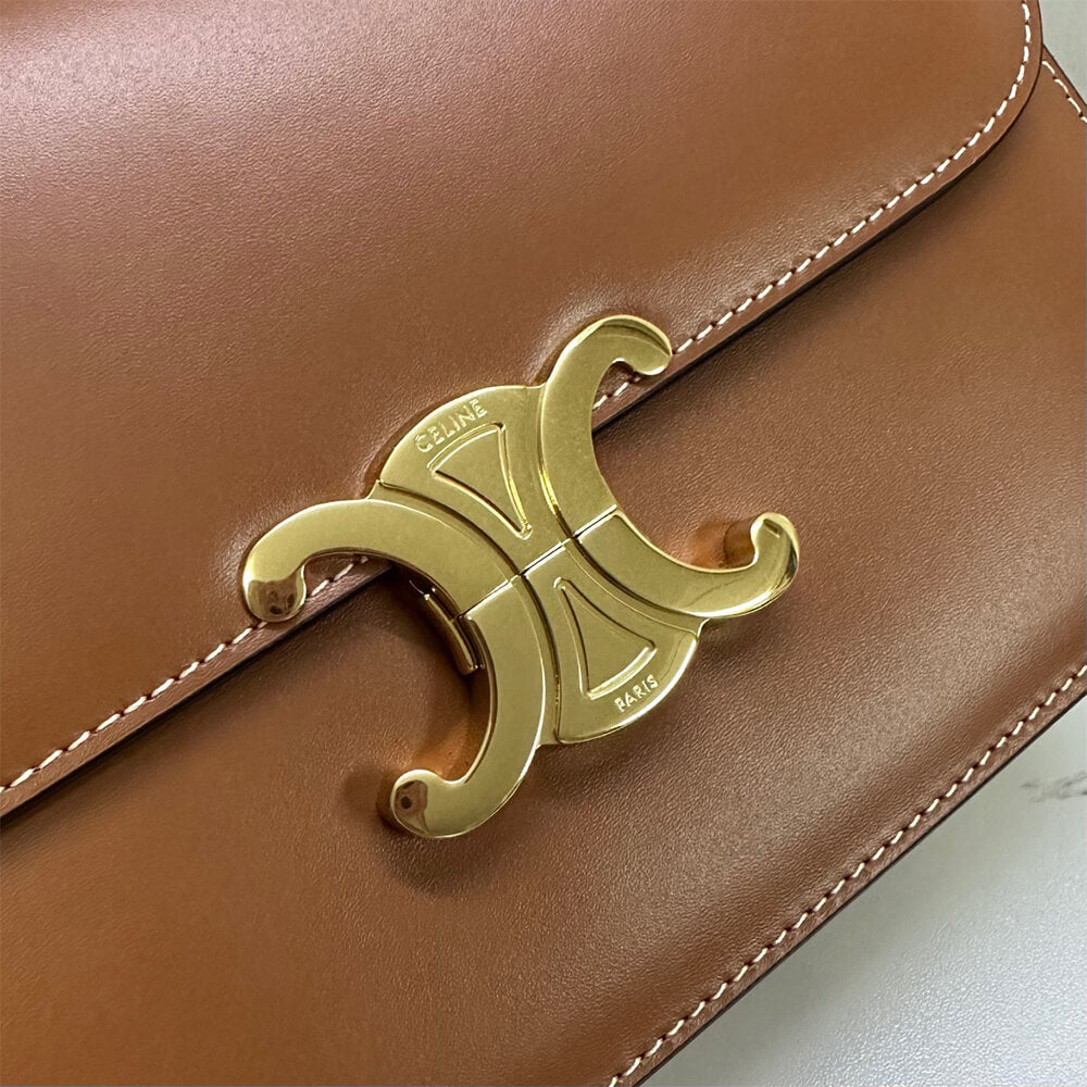 CL CLASSIQUE TRIOMPHE BAG in shiny calfskin