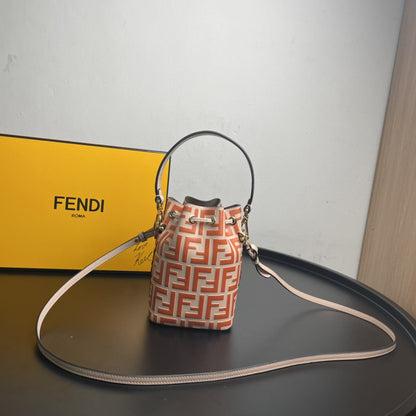 FI Mon Tresor Orange Mini Bag For Woman 18cm/7in