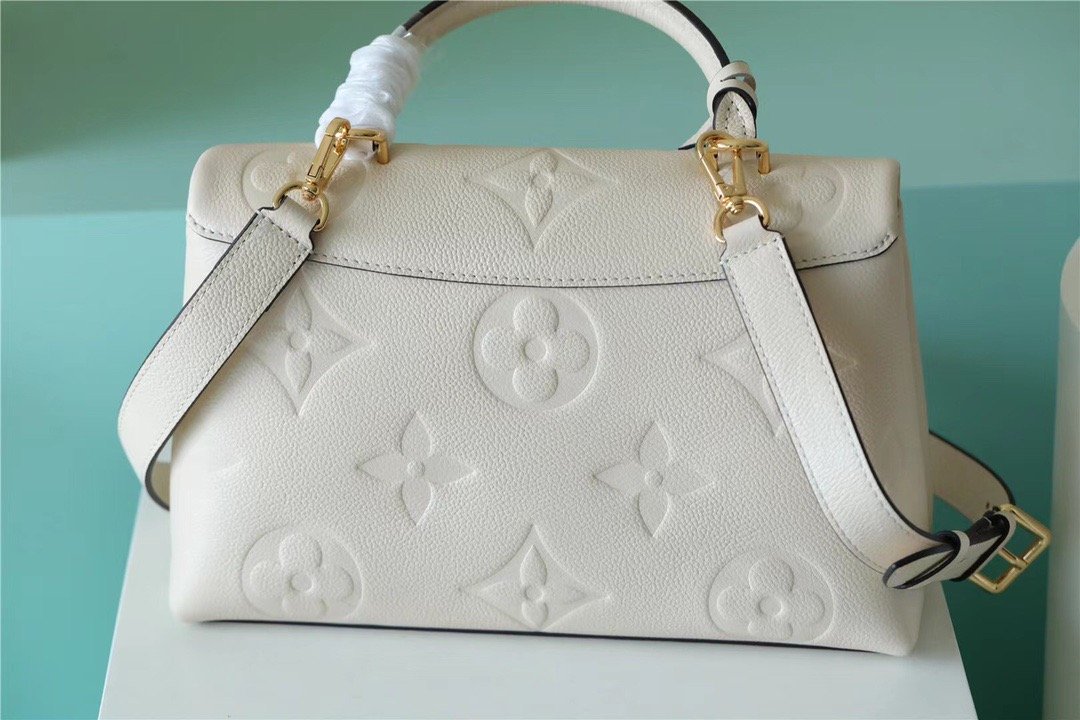 LV Madeleine MM Monogram Empreinte Creme Beige For Women,  Shoulder and Crossbody Bags 11.8in/30cm LV