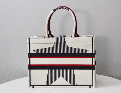 DI Medium Book Tote White, For Women, Women’s Handbags 14in/36cm CD