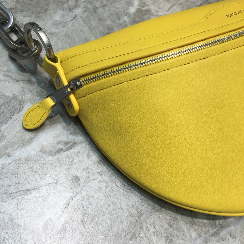 Balen Souvenir XXS Belt Bag In Yellow, For Women,  Bags 11.8in/30cm