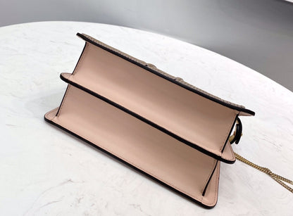 FI Peekaboo Small Iseeu Pochette Pink Bag For Woman 21cm/8in