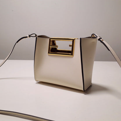 FI Way Small White Bag For Woman 17.5cm/7in