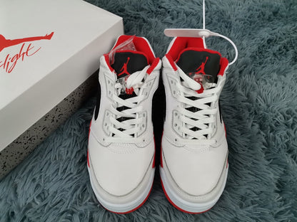 Nike air Jordan 5 Low &#8216;Fire Red&#8217; For Men 819171-101