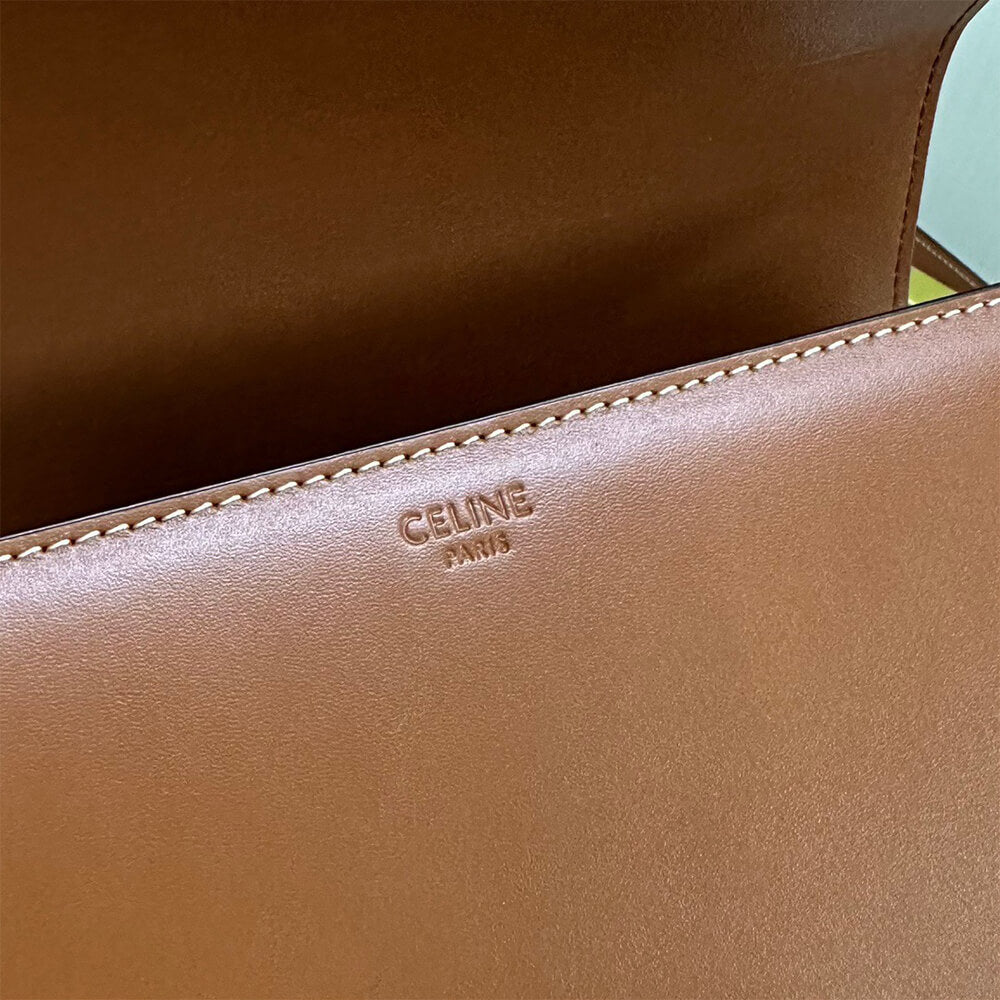 CL CLASSIQUE TRIOMPHE BAG in shiny calfskin