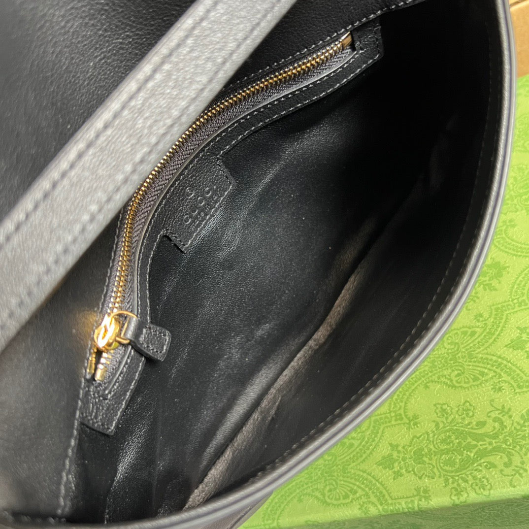 gg Blondie Shoulder Bag Black For Women, Women&#8217;s Bags 11in/28cm gg‎ 699268 UXX0G 1000