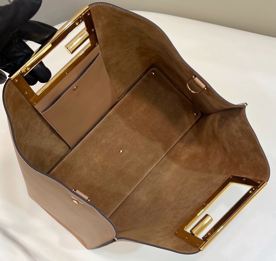 FI Way Medium Beige Bag For Woman 29.5cm/11.5in