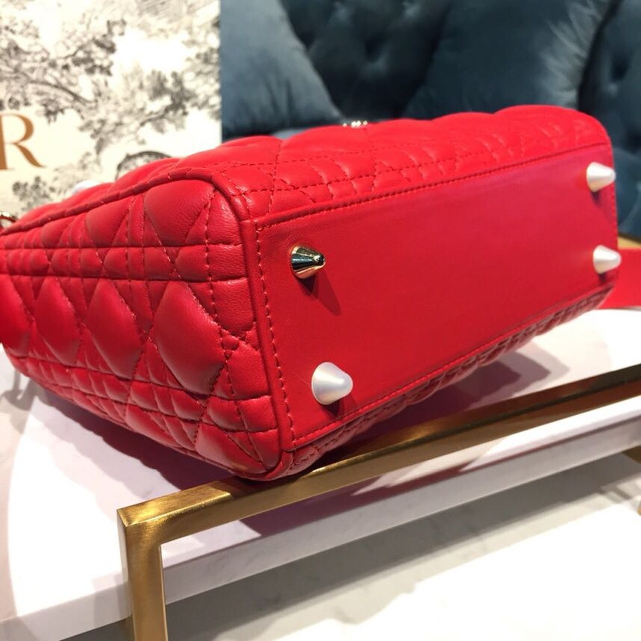 DI Small Lady My ABCBag Dusty Red Cannage For Women 20cm/8in CD