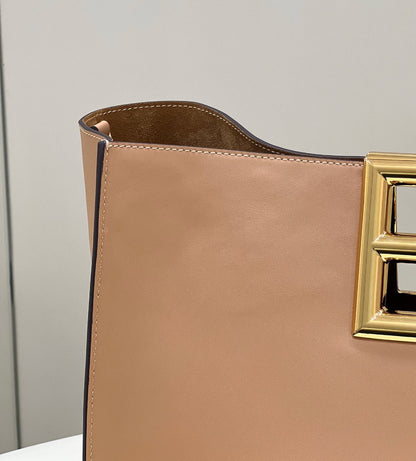 FI Way Medium Beige Bag For Woman 29.5cm/11.5in