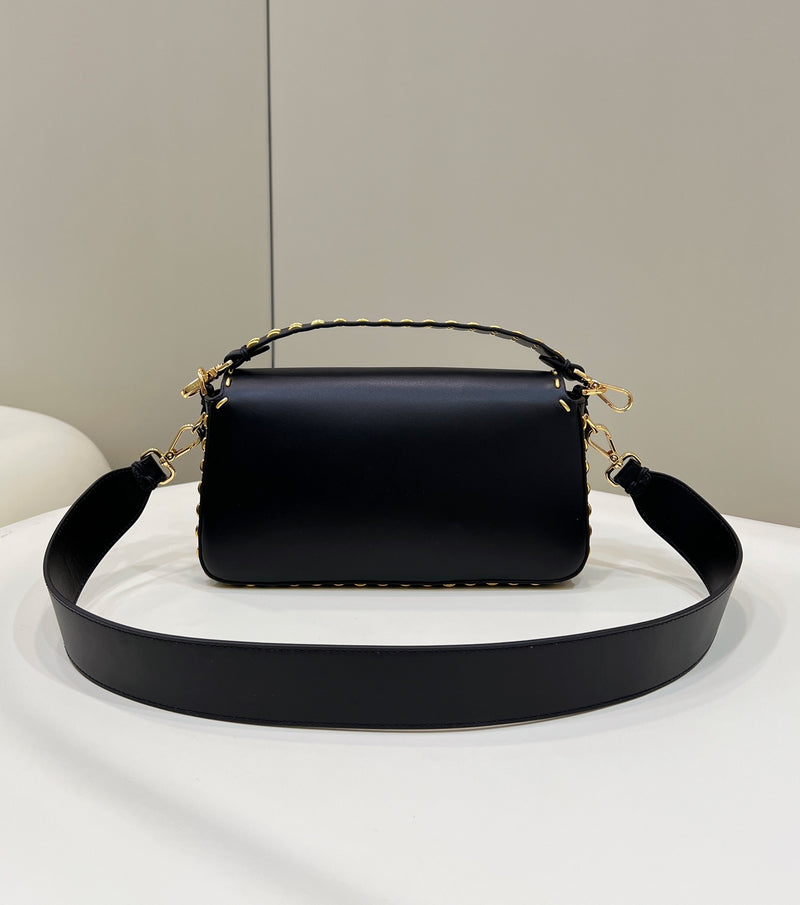 FI Mon Baguette Medium Black Bag For Woman 28cm/11in