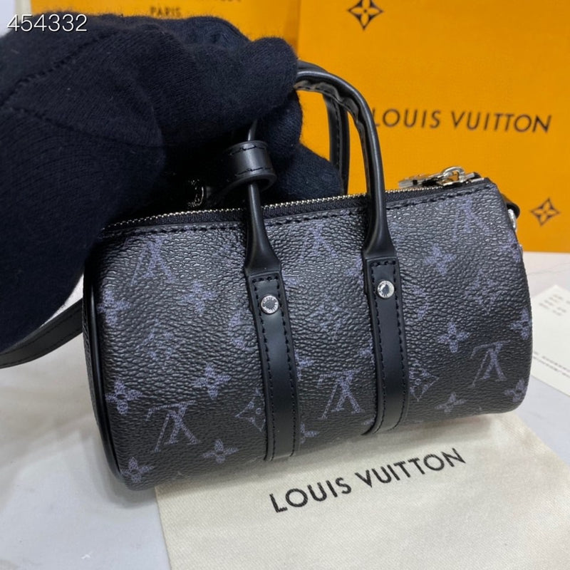 LV Keepall XS Monogram Eclipse Canvas For Men, Bags, Shoulder And Crossbody Bags 8.3in/21cm LV M45947