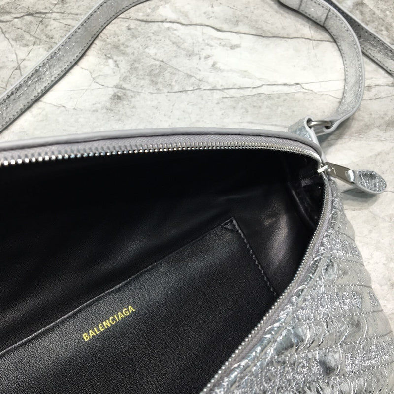 Balen Souvenir XXS Belt Bag In Sliver, For Women,  Bags 11.8in/30cm