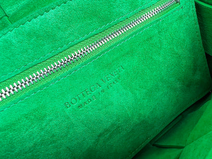 BV Cassette Bag Black And Green, For Women, Bags 9.1in/23cm