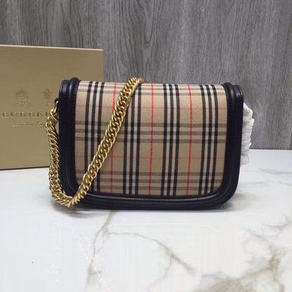 BB 1983 Check LiNike Bag Black For Women, Bags 9in/23cm