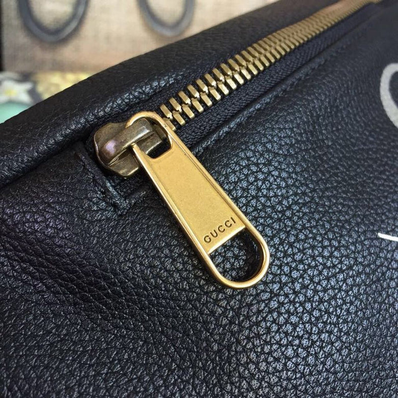 gg Print Waist Belt Bag Black For Women And Men 15in/39cm gg 530412