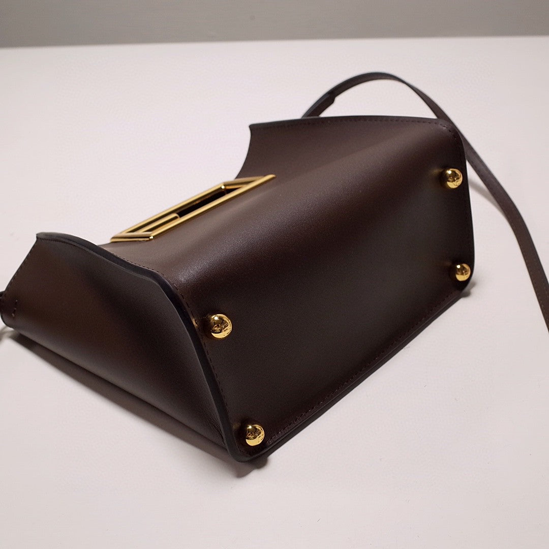 FI Way Small Dark Grey Bag For Woman 17.5cm/7in