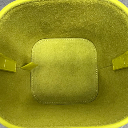 CE Small Box Cuir Triomphe Yellow For Women 4in/11cm 