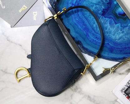 DI Saddle Shoulder Bag Blue For Women 7in/17cm CD