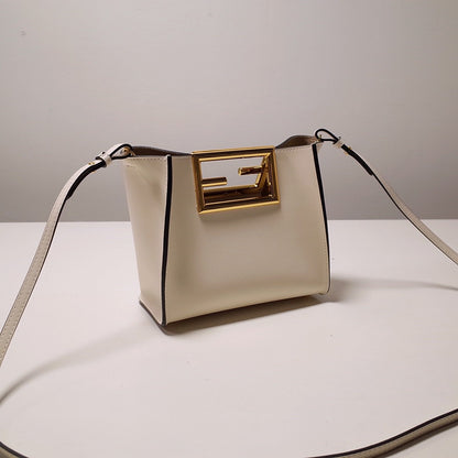 FI Way Small White Bag For Woman 17.5cm/7in