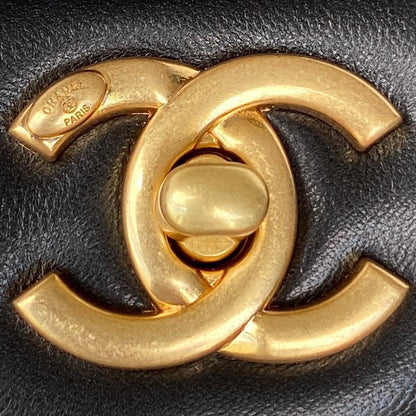 ChanelSmall Flap Bag Gold Hardware Black For Women, Women’s Handbags, Shoulder Bags 7.9in/20cm AS3450