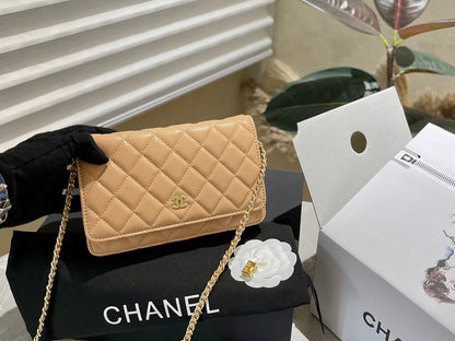 CHL WALLET ON CHAIN WOC BEIGE 19CM