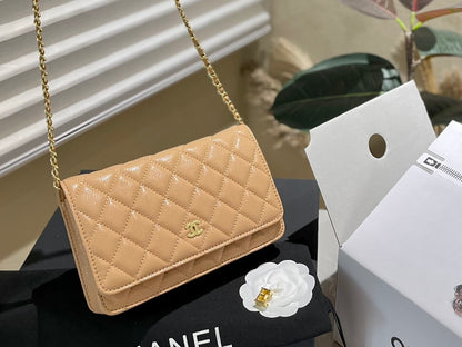 CHL WALLET ON CHAIN WOC BEIGE 19CM