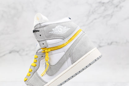 Designer Air Jordan 1 High Switch “Light Smoke Grey” High Q ( Customs And Box ), Jordan 1 Sneakers Active