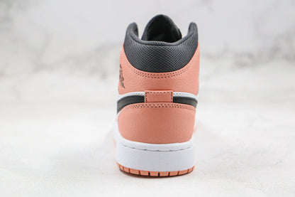 Designer Air Jordan 1 Mid" Digital Pink Quartz High Q ( Customs And Box ), Jordan 1 Sneakers Active