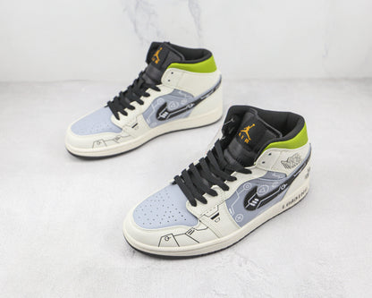 Designer Air Jordan 1 Mid 554725 170