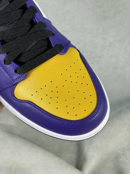 Designer Air Jordan 1 Mid 'Lakers' DQ8426-517