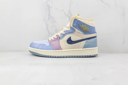 Designer Air Jordan 1 Zoom CMFT Celestine Blue DQ5091 041