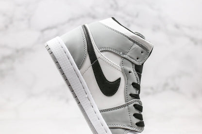 Designer Jordan 1 Mid “Light Smoke Grey” High Q ( Customs And Box ), Jordan 1 Sneakers FREE SHIPPING