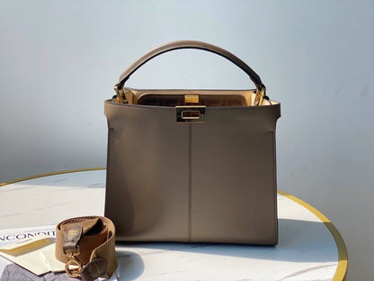 FI Peekaboo X-Lite Tote Medium Light Brown Bag For Woman 30cm/12in