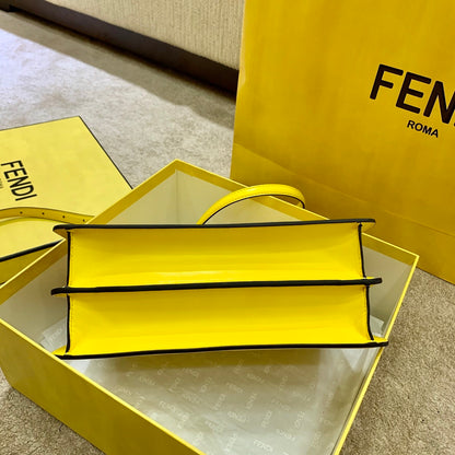 FI Peekaboo ISeeU East-West Yellow For Women, Women&#8217;s Handbags 11.4in/29cm FF 8BN323