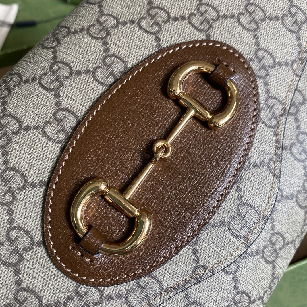 gg Horsebit 1955 Small Bag Beige For Women 10.2in/26cm gg