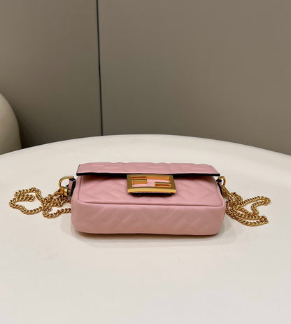 FI Baguette Pink For Women, Women&#8217;s Handbags, Shoulder And Crossbody Bags 7.5in/19cm FF 8BS017